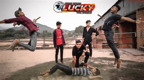 Main Hoon Lucky The Racer Movie Fight Race Gurram Movie Fight Spoof