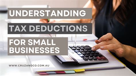 Understanding Tax Deductions For Small Businesses Cruz And Co