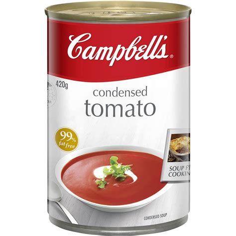 Campbells Condensed Soup Tomato 420g Woolworths