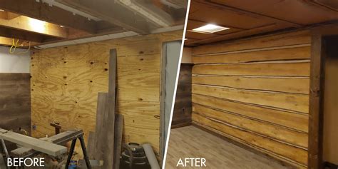 Log Cabin Themed Bedroom Renovation – Fred Billet Handyman