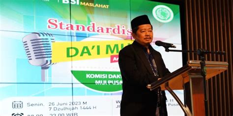 Komisi Dakwah MUI Gelar Standarisasi Dai