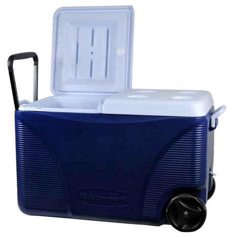 Rubbermaid 71 L Blue Wheeled Cooler The Home Depot Canada