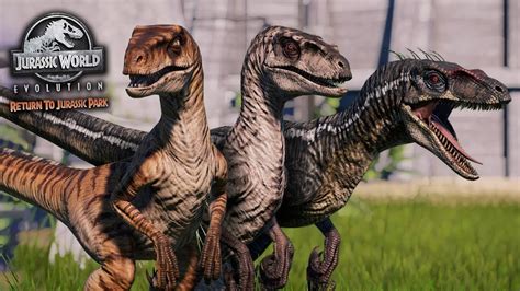 Jurassic World Evolution 5 Velociraptor Con Khủng Long Đầu Tiên Của Đảo Mới Youtube