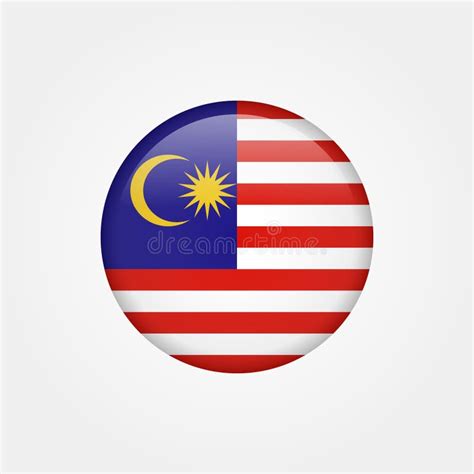 Cone Conservado Em Estoque Da Bandeira De Malaysia Do Vetor Imagem