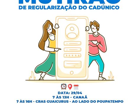 Mutir O De Regulariza O Do Cad Nico Ser Nos Cras Guaicurus E Cana I