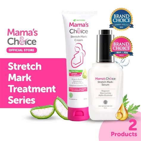 Jual Stretch Mark Treatment Series Mama S Choice Krim Serum Anti