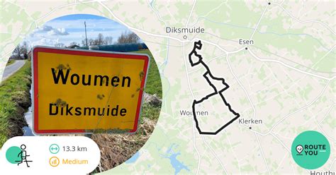 Wandeling Naar Woumen Wandelroute RouteYou