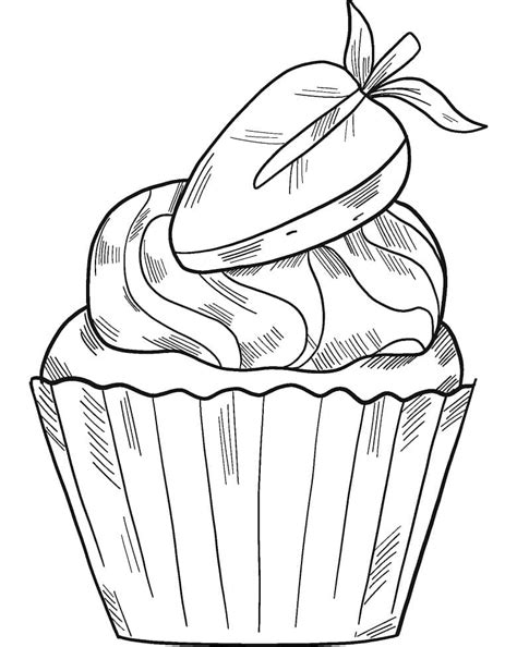 Desenhos De Cupcake Para Colorir E Imprimir Colorironline