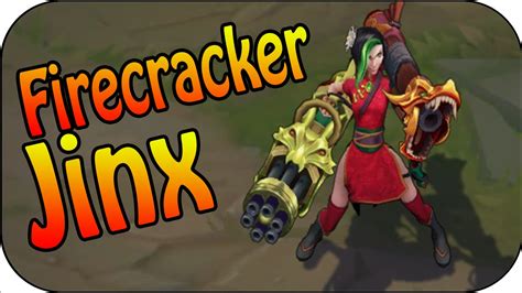 Firecracker Jinx Skin Spotlight Skin Vergleich Youtube