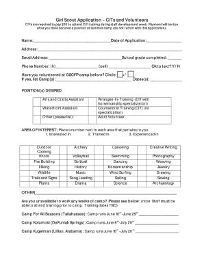 Fillable Online Employment Application Seasonal Staff Fax Email Print