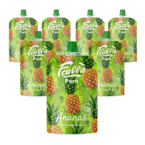 Frutta Frullata Puro Ananas Pack Pezzi