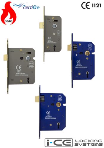 Fire Rated Door Sash Locks CE BS Rated Mortice 5 Lever Or 3 Lever 50mm