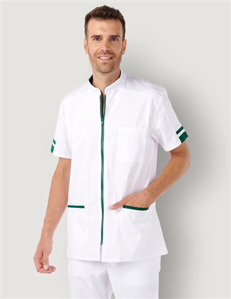 Blouse médicale Marley blanc couleur dentiste pharmacien vétérinaire