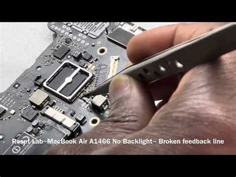 Macbook Air A No Backlight Repairs Broken Feedback Line Youtube