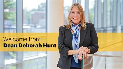 A Warm Welcome From Adelphi Cnph Dean Deborah Hunt Youtube