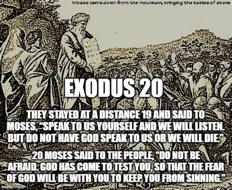 Moses Exodus 20 Imgflip