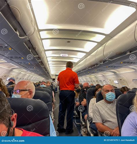 Allegiant Air Airplane At Terminal Los Angeles Airport Lax Editorial