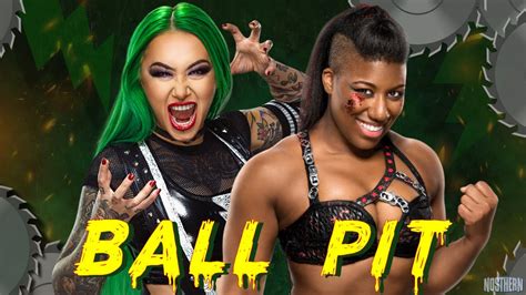 WWE Shotzi Blackheart Ember Moon Ball Pit YouTube