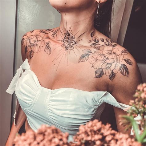 Pin by Rafal Backiel on Pomysły na tatuaż Neck tattoo Flower tattoo