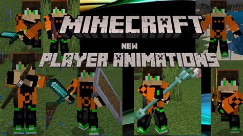 Minecraft Animation Texture Pack 117 Amazing New Player Animations