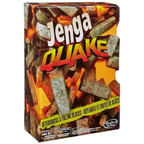 Jogo Jenga Quake Torre De Blocos Eletrônica A5405 Hasbro