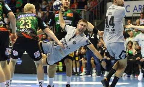 Parisian handball team wins Champions League match versus Magdeburg.