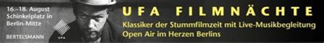 UFA Filmnächte auf dem Berliner Schinkelplatz Berliner Arbeitskreis