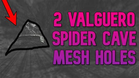 2 Valguero Spider Cave Mesh Holes Base Locations For PvP ARK