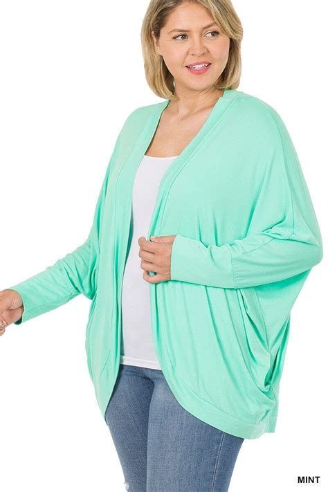 Cocoon Wrap Cardigan Mint Summit St Shop