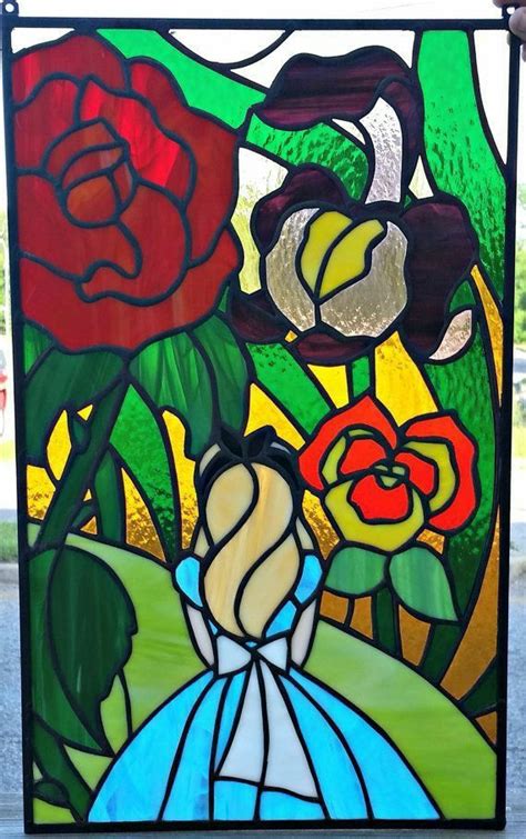 Pin By SmogChick On Alice In 2024 Disney Stained Glass Stained Glass