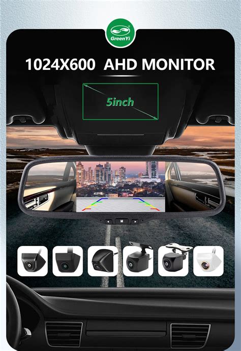 Greenyi Inch Ahd Mirror Monitor P High Definition Degree