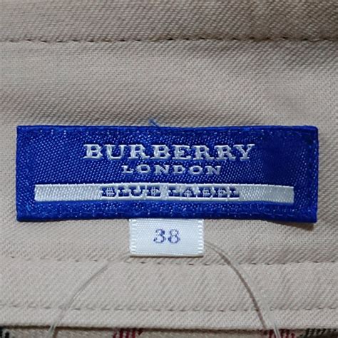 【楽天市場】【新着】【中古】burberry Blue Labelバーバリーブルーレーベル 巻きスカート ひざ丈チェック柄 ベージュ×黒