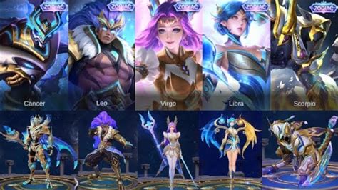 Sebelumnya Mobile Legend Telah Merilis Beberapa Skin Zodiac Dengan