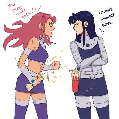 Starfire And Blackfire Dc Comics And 1 More Drawn By Jenxdd Danbooru