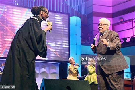 Snoop Dogg and Honoree Pastor Rance Allen perform onstage during BET ...