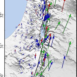 A Global Positioning System Gps Station Velocities Map Velocities