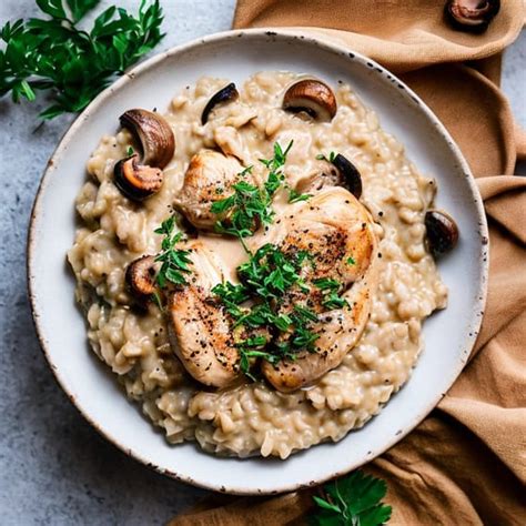 Risotto Met Kip En Champignons Jumbo