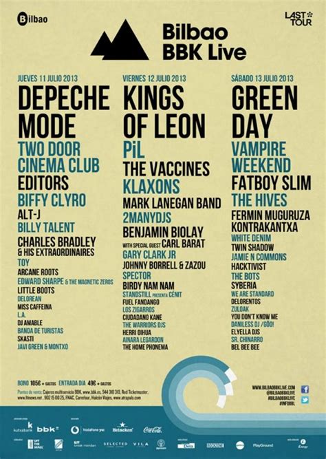 El Bilbao BBK Live Cierra Su Cartel Con The Vaccines Public Image LTD