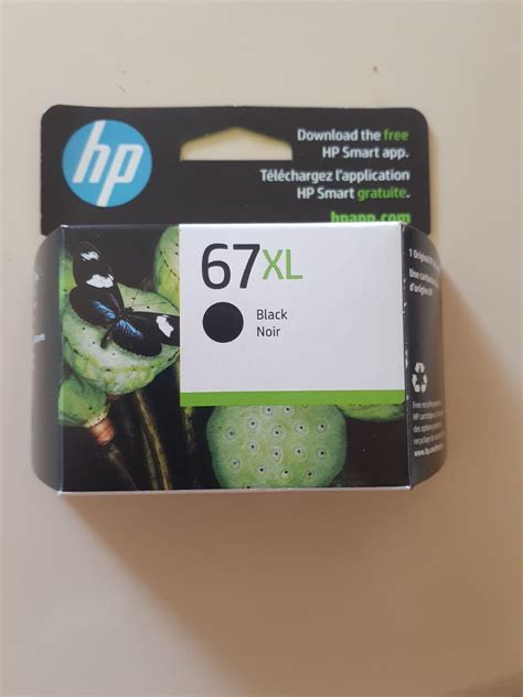 Genuine HP 67XL Black Ink Cartridge 3YM57AN 140 Exp 2025 EBay