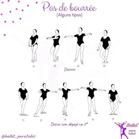 Ballet Pas De Bourrée 😍 É Um Passo De Locomoção Em Geral Com 3