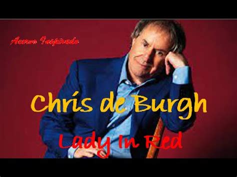 Lady In Red Chris De Burgh Youtube