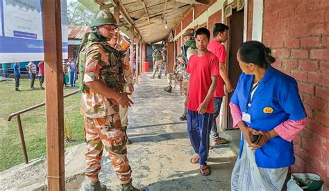 Lok Sabha Elections Re Polling Begins At Stations In Manipur The