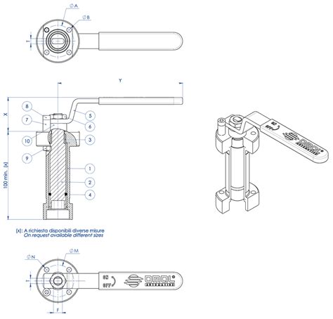 Küresel Vana THOR Split Body PN 63 100 ANSI 600 karbon çelik