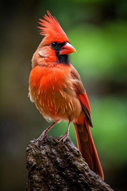 Vida Silvestre Del Cardinal Del Norte Foto Premium