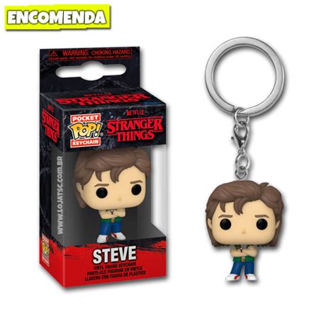 Funko Pop Chaveiro Stranger Things Steve Loja Tsc