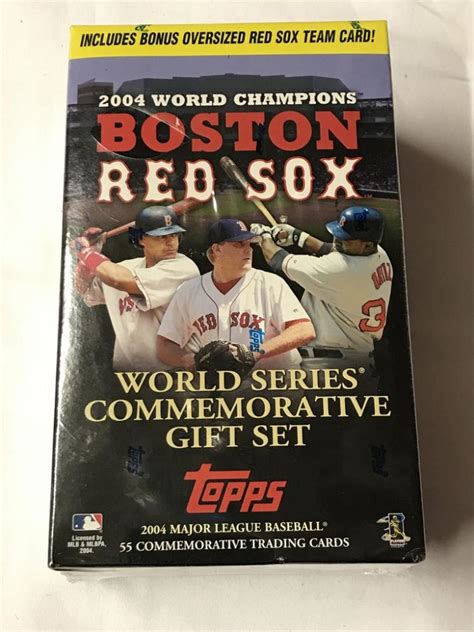 Sold Price 2004 Topps Boston Red Sox World Series Commemorative Gift