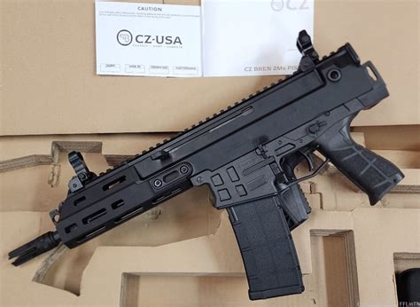 CZ BREN 2 Ms 5 56 Cal 8 Barrel SBR With CZ 922r Compliance Parts RARE