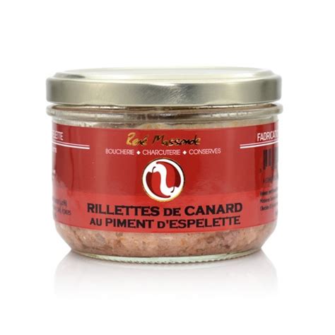 Ren Massonde Rillettes De Canard Au Piment D Espelette