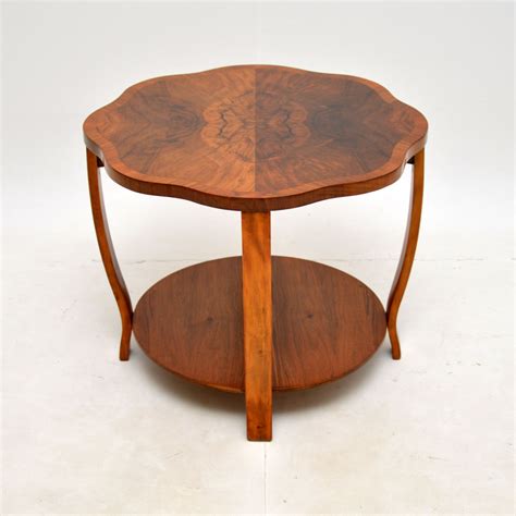 Art Deco Figured Walnut Occasional Coffee Table Marylebone Antiques