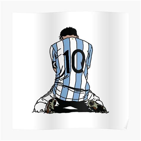 "Messi Crying Copa America Moment" Poster for Sale by ButterDearie ...